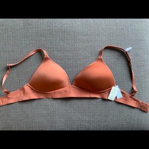 Aerie Real Me Wireless Bra in Terracotta color